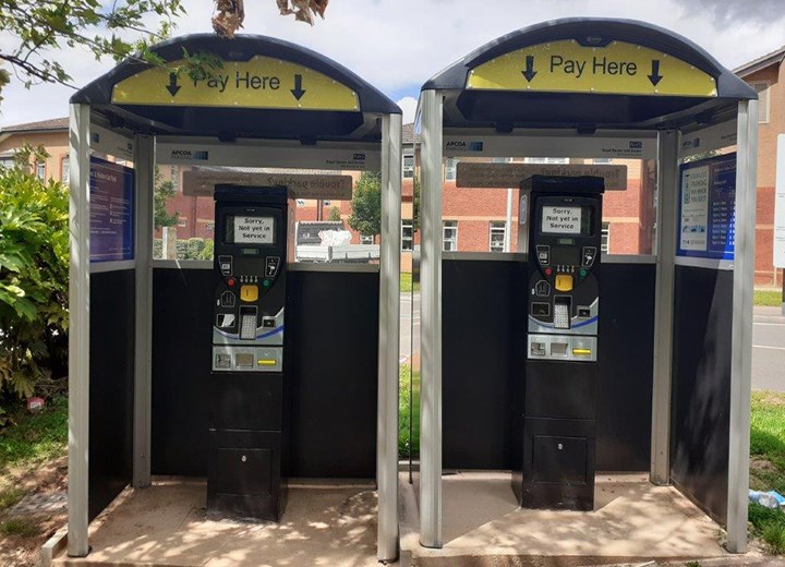 Patient and visitor parking at RD&E Wonford site is now payonexit