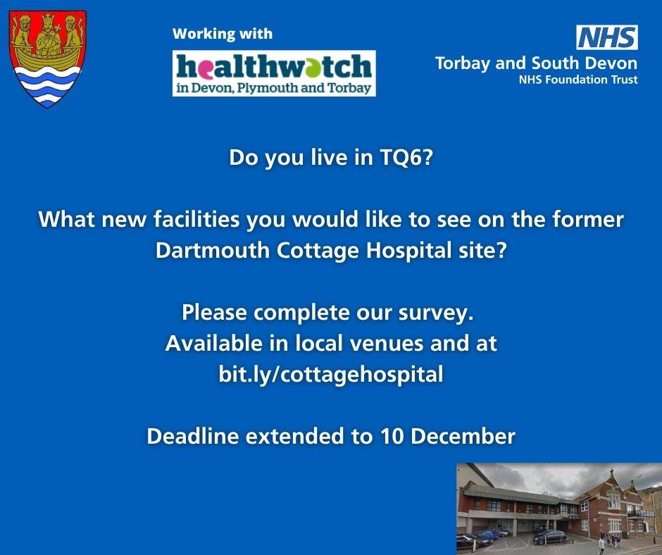 Residents of TQ6 asked for views on former cottage hospital site Healthwatch Devon
