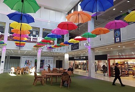 interior view of Runcorn Shopping City